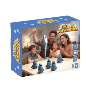 OKKFINE Plastic Fishing Battle Game Retractable Board Game Style Retractable Fish Toy Creative Desktop Board Game Learning Toys