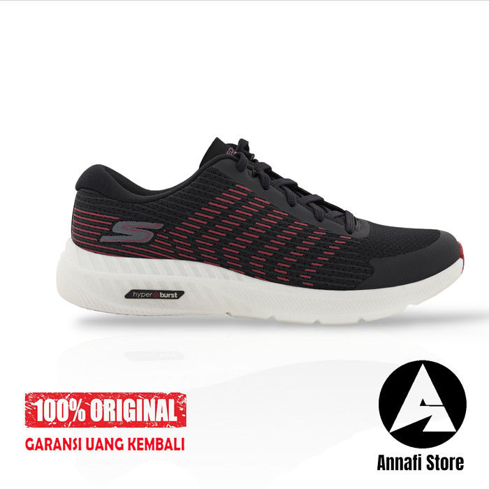 SEPATU SKECHERS GO RUN HYPER BURST HAPTIC ROAD 220170/BKRD BLACK