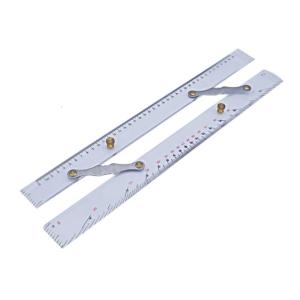 Tied-Up Sea Chart Divider 45Cm Marine Navigation GPS Plotter Parallel Ruler Nautical Navigation Parallel Ruler