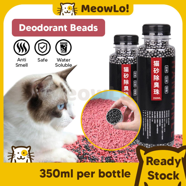 MeowLo Cat Litter Deodorant Beads Activated Charcoal Carbon Pet
