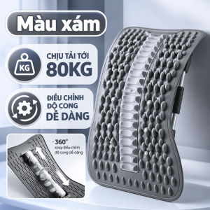 Dụng Cụ Kéo Giãn Thắt Lưng EMA Khung Định Hình Cột Sống Massage Lưng Trục Xoay Êm Ái Chống Gù Lưng