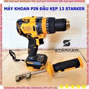 Máy khoan pin đầu kẹp 13mm STARKER Đức  động cơ từ không chổi than  bao khỏe bao bền  Thợ Săn Máy Ngon