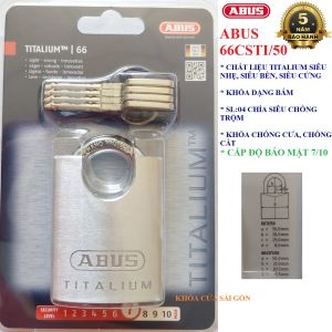 [Hỏa tốc HCM] KHÓA BẤM ABUS 66CSTI/60 66CSTI/50 - BH 5 NĂM