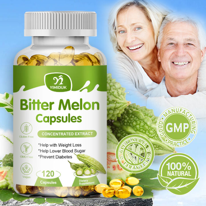 Yimiduk Bitter Gourd Extract Capsules Lower Blood Pressure Blood Sugar