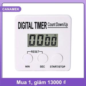 【CANAMEK】 Hẹn giờ 99 phút có thể điều chỉnh điện tử đếm ngược hẹn giờ nhà bếp nhắc nhở dây đeo từ tính đứng