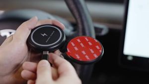 ToKerNew Car Mount Charger for Tesla Model 3/X/Y/S with Magnetic Wireless Car Charger Mount 15W Fast Charging for iPhone 14/13/12