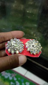 Anting pengantin silver