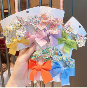 Set 2 Kẹp Tóc Nơ Hàn Quốc Cute Hàng Loại 1 - BEYOU