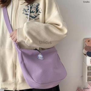 [COD] Undis Japanese Harajuku Cute Canvas Casual teenage school bag Aesthetic Sweet messenger bag Large Capacity new y2k Women Shoulder Bag