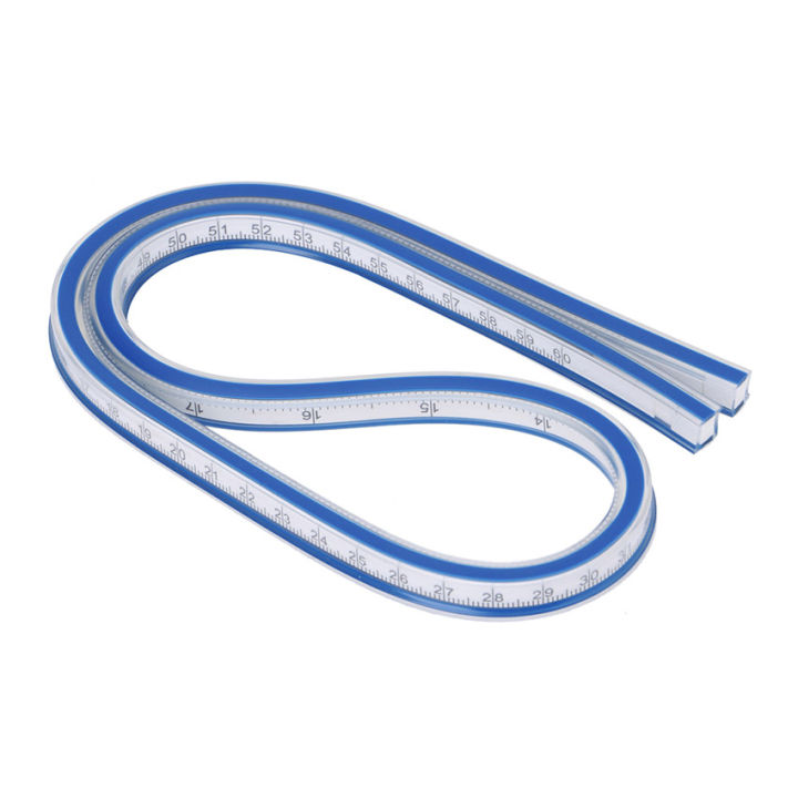 【Local Warehouse】40/60cm Flexible Curve Ruler Easy Read Tailors Manual ...