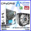 (ALLSTARS : We Are Back Promo) Cryorig H7 Quad Lumi Intel LGA1150/1151/1155/1156/AMD AM/FM Cooler (Warranty 2years with Local Distributor Corbell). 