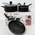 Bộ Nồi Chảo Quánh Nhôm Cao Cấp 6in1 Tefal Start Easy Set 6 - Châu Âu (Set). 