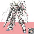 Mobile suit GUNDAM unicorn STL file drawings 3D printing model material hands-free GK. 