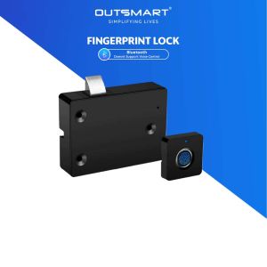 Outsmart Smart Fingerprint Drawer Lock – Bluetooth Keyless Security Lock Anti-Theft Design