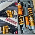 Phuộc Ohlins Bình dầu trên Mod Sẵn HPA factory núm dài lắp cho SHVN 2012-2021_HPA tăng chỉnh thật, núm nhiều nàu sắc. 