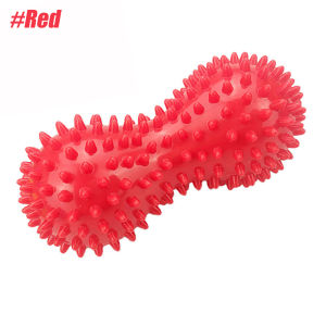 Yoga Ball Peanut Spiky Ball Massage Therapy Ball Yoga Muscle Relax Trigger Point Hand Body Leg Massage Tool Peanut Ball