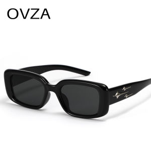 OVZA Retro Vintage Sunglasses for Men Rectangle Eyeglasses Women UV400 UV Protection Punk Style S2019