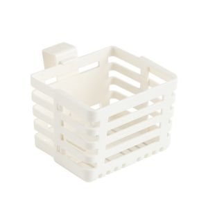 LITUILI Plastic Telescopic Hanging Basket Hollow Space Saving Hanging Storage Box Practical Wall Basket Retractable Small Baskets for Kitchen