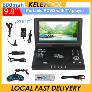 Small TV HD LCD DVD Mini Mobile DVD Player Home Convenient DVD Player with Rotating Screen player for travel