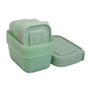 Toples Plastik Calista Set: Wadah Penyimpanan Makanan & Bumbu Dapur