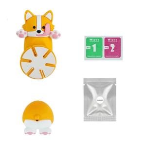 Swing Head Dog Fragrances Charm Easy Install Rear View Reflectors Viewer Figurine Travel Companion Accessory for Drivers