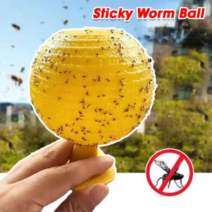 Strong Sticky Fly Trap Indoor Outdoor Fruit Insect Catcher Non Toxic Glue Ball Multi-Scenario Indoor Bug Pest Control