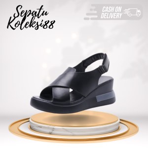 Sepatu Sandal Wedges Wanita Premium S-10 Sepatukoleksi