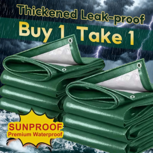 【BUY 1 TAKE 1】Waterproof Large Size Original Heavy Duty Waterproof Tarp Anti-Aging Tarpaulin Multipurpose Cover Tear Resistant Aging Resistant Rain Cover Sale Truck Cover Multiple Sizes Available COD
