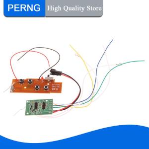 [PERNG] Tehe 2.4G 4CH RC Remote Control Circuit PCB Transmitter And Receiver Board Remote Control Toys Antenna Radio System