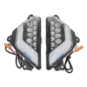 Motorbike E-Mark Front Turn Signals Blinker Daytime Running LED Light  For Kawasaki Ninja 300 250 400 500 650 ZX4R ZX6R ZX25R Z1000SX