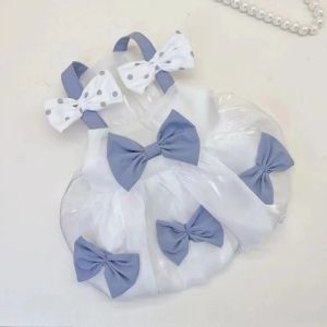 Pet Dress Dog Gown Tulle Bow Princess Puppy Skirt Party Wedding Soft Lightweight