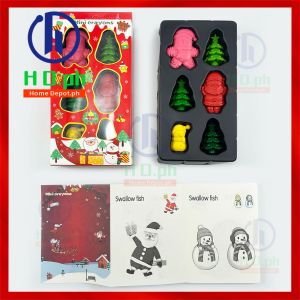 【Ready Stock】Multicolored Plastic Crayons for Kids Washable Crayons Painting Kit with Box Non-Toxic Easy to Hold Crayons for Toddlers Babies Coloring Art Supplies for Kids Christmas Birthday Gift