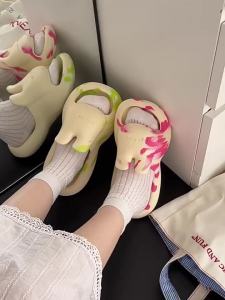 [Free Shipping] EVA WomenS Slippers Are Non-Slip Odor-Resistant Breathable Home Slippers Suitable For Outdoor Wear Summer Rabbit Slippers