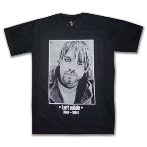 Kaos Band Kurt Cobain & T Shirt Grunge Rock Legend Pria Wanita Dewasa