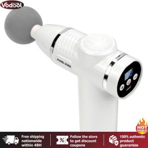 [Vodool Tool Outlet] Electric Muscle Fascia Massage W/ 12 Replacement Heads Handheld Muscle Massage for Back Neck Shoulders & Body