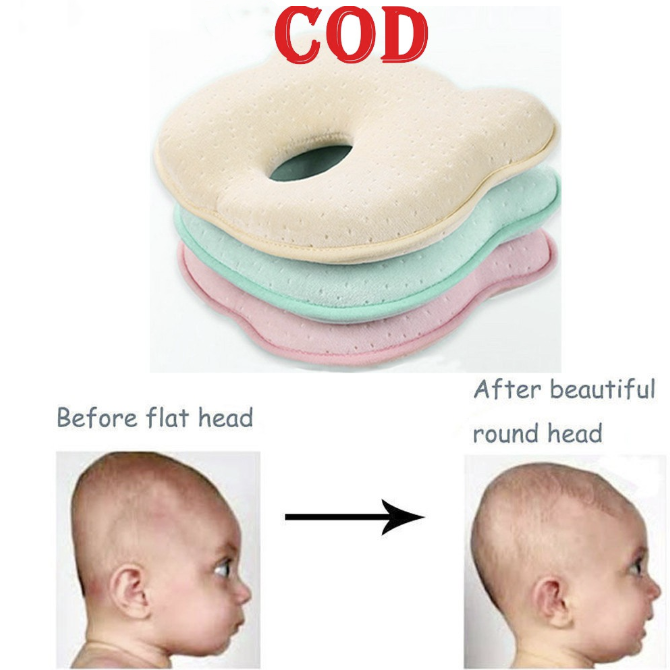 Baby's Head Shape Pillow To Correct Flat Head Baby Pillow