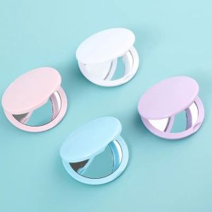 ECOCOKU Double Sided Flip Small Round Mirror Cute Round Mini Folding Mirror Portable Small Round Makeup Mirror Home Decor