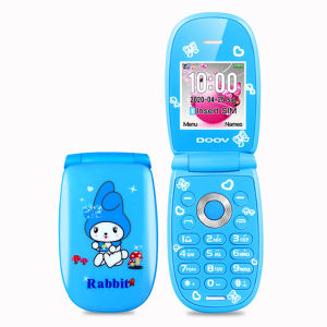W11 Mini Small Rabbit Pink Flip Phone