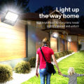 Modern Lantern  100W solar lights with solar panel   150W 200W 300W  400W 500W  solar light outdoor waterproof  LED  wall lamp  10 Years warranty. 