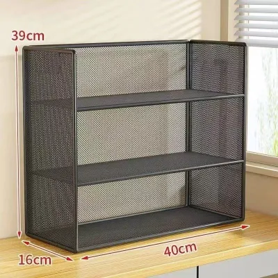 Desktop storage rack - Home storage and organization for dormitories desks. Multi-level bookshelf for desks. Layered shelf for office desks. 桌面置物架家用收纳整理宿舍书桌多层书架办公桌分层架子
