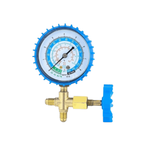 COOLCELLS Control Valve Air Conditioning Pressure Gauge Adapter Hose Low Side Single Manifold Pressure Gauge Manometer R134A R410A R22 High Low Pressure Gauge Refrigerant Pressure Gauge Air Conditioner Service