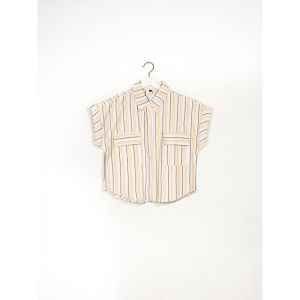 MASCOT Kemeja Katun Salur Tangan Pendek Wanita (M.2431) Cotton Tokyo Premium