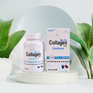 Viên uống làm sẹp da nhập Pháp COLLAGEN GC CKC Healthy (lọ 60 viên) - Giúp da trắng sang giảm mụn thâm nám tàn nhan...