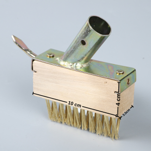 10cm Stainless Steel Wire Floor Scrub Brush head Stiff Bristle Brush for GaragePatioGarden Moss