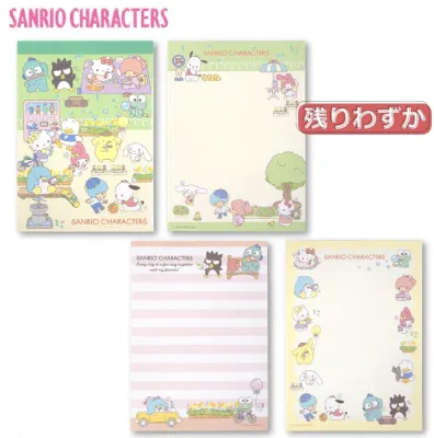[SG INSTOCK] Teachers Day Gift: Sanrio A6 Memo Pad Stationery Sets Japan Exclusive Authentic Sanrio Character Designs Collectible Functional Keroppi Hello Kitty Hangyodon Pochacco Sanrio Family