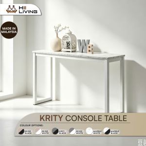 HIiiLiving KRISTY Console Table Study Room Melamine Table Top Console table Side Table Display Table