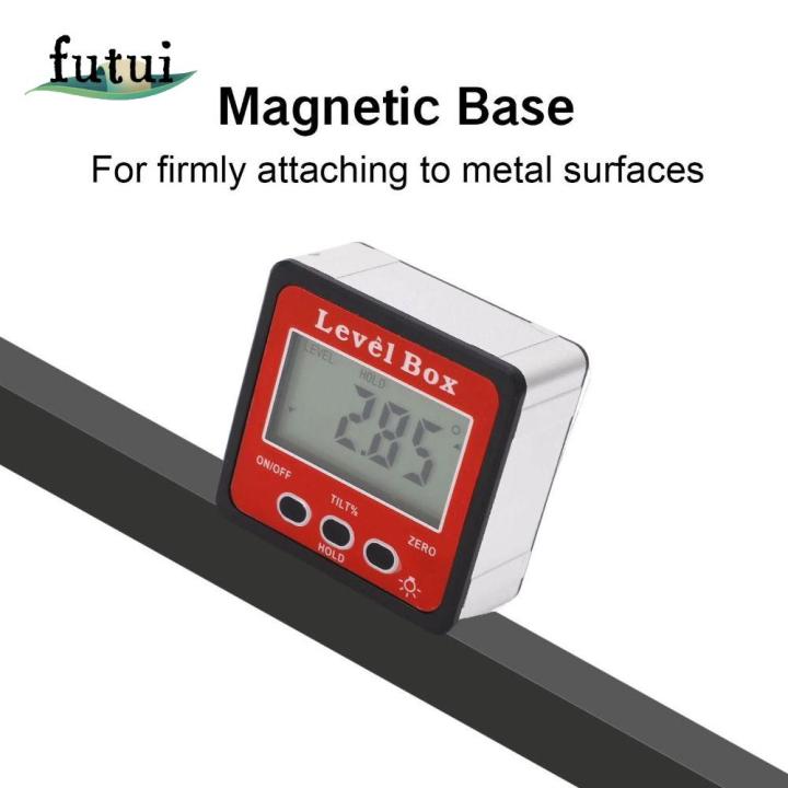 FUTUI Gradient Measuring Digital Angle Dipmeter Electronic Level Meter ...