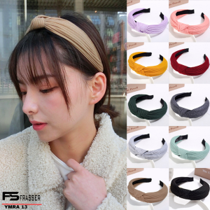 Frasser Bando Kain Busa Tebal Wanita Korea Headband Bando Bandana Hair Band BND 06