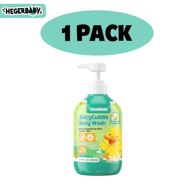 Hegerbaby JuicyCuddle Baby Wash (Melon) - Gentle & Refreshing Body Wash for All Skin Types 520ml