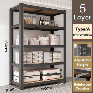 5 Tiers Steel Rack Metal rack Metal shelfRack Organizer Stainless Steel Metal Shelf Boltless Rack